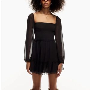 Aritzia Wilfred Tempest Dress - black - size medium